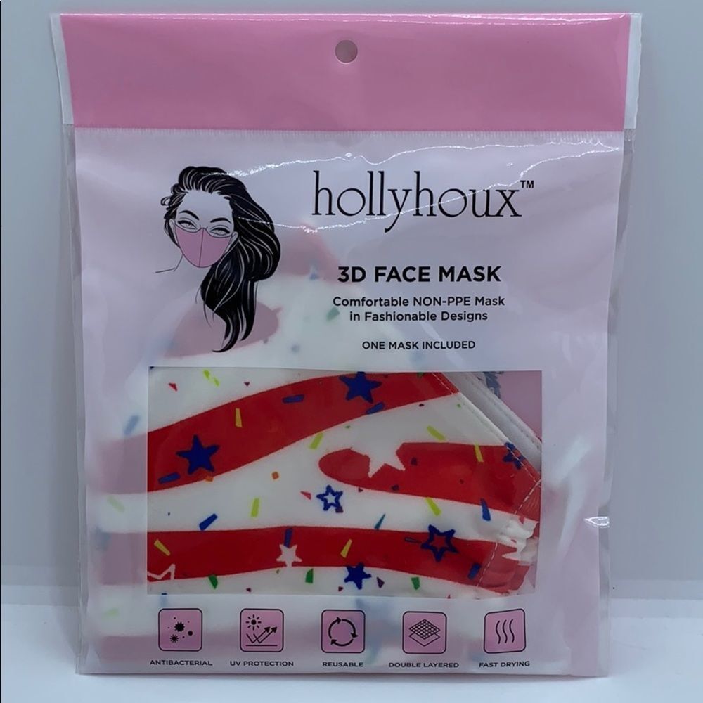 NWT HollyHoux 3D Face Mask